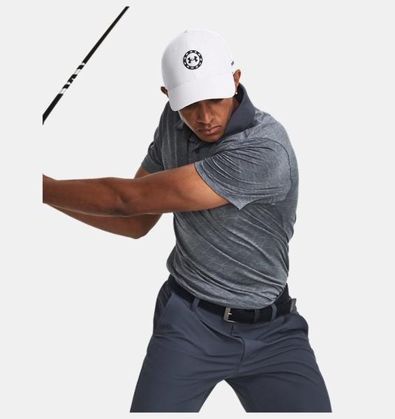 Gri Erkek UA Playoff Birdie Jacquard Polo