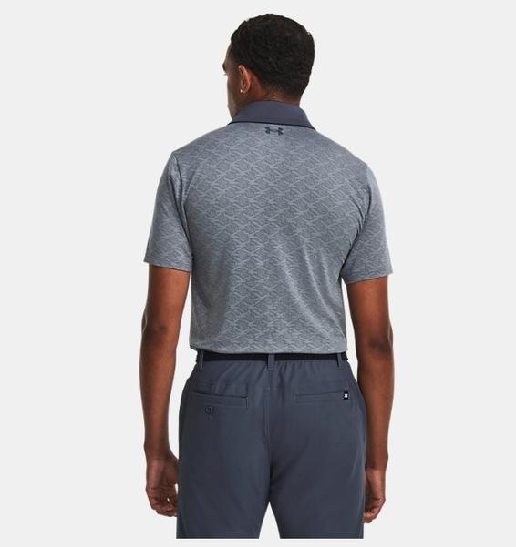 Gri Erkek UA Playoff Birdie Jacquard Polo