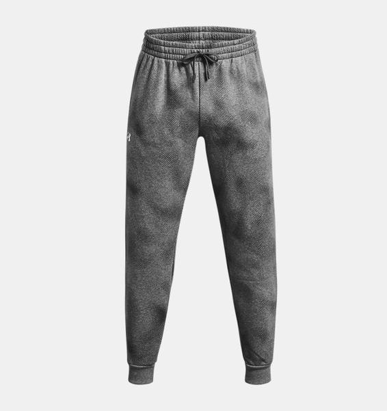 Gri Erkek UA Rival Fleece Baskılı Eşofman Altı