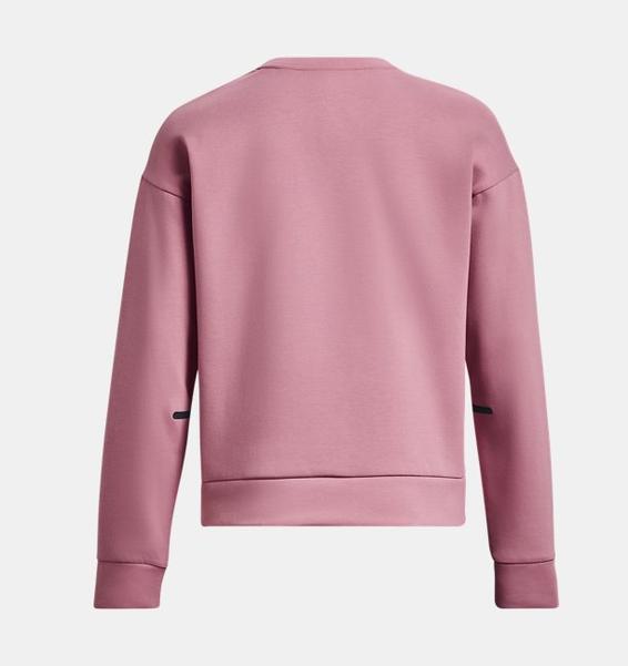 Pembe Kadın UA Unstoppable Fleece Bisiklet Yaka