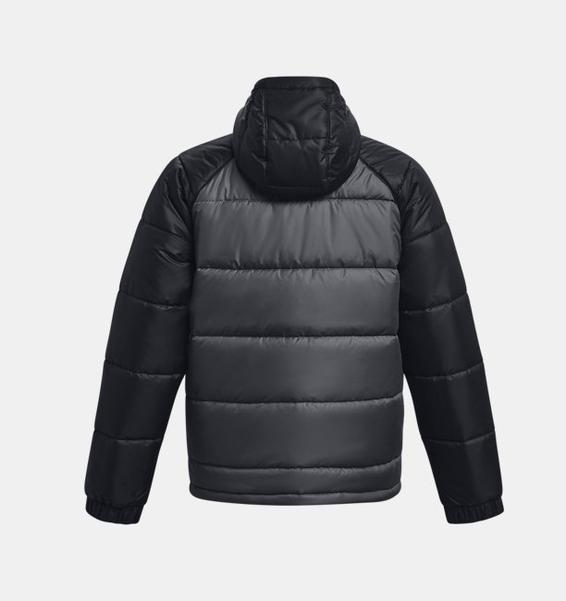 Siyah Erkek UA Storm Insulated Kapüşonlu Mont