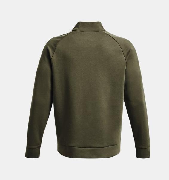 Haki Erkek UA Unstoppable Fleece Mock Sweatshirt