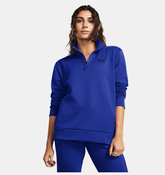 Mavi Kadın Armour Fleece® ¼ Fermuarlı