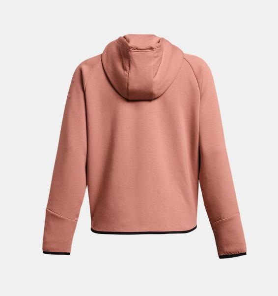 Pembe Kadın UA Unstoppable Fleece Tam Fermuarlı Sweatshirt