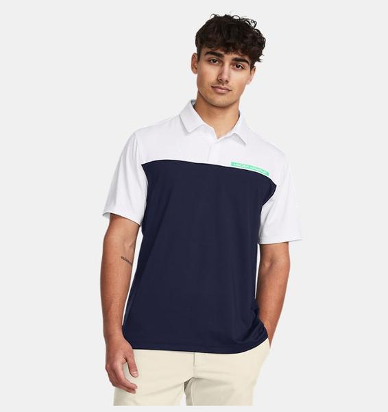 Lacivert Erkek UA T2G Color Block Polo