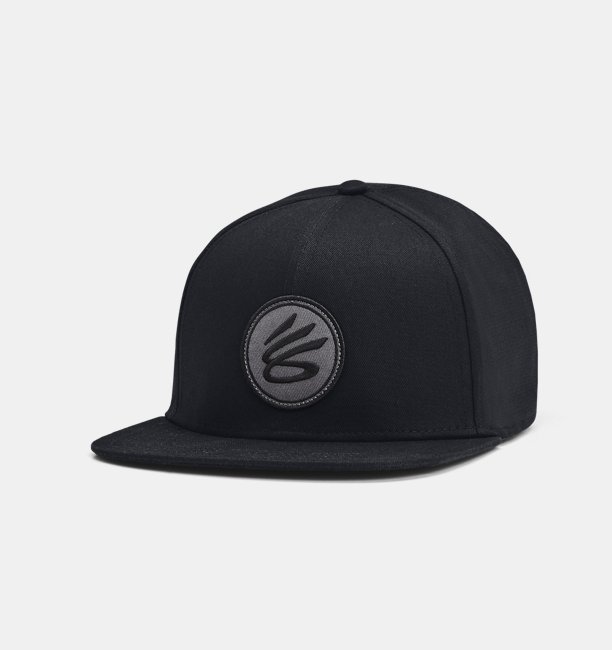 Erkek Curry Flatbrim Snapback Şapka Siyah