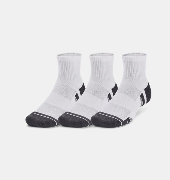 Beyaz Unisex UA Performance Tech 3’lü Paket Quarter Çorap