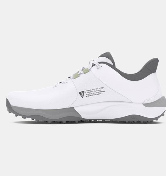 Beyaz Unisex UA Drive Pro SL Wide Golf Ayakkabısı