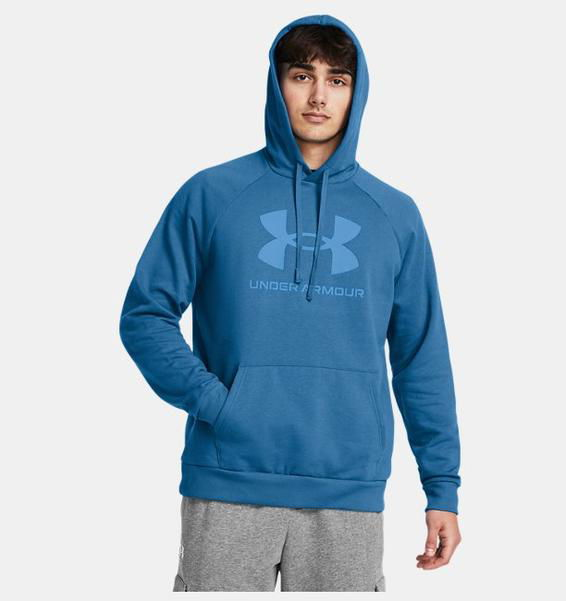 Mavi Erkek UA Rival Fleece Logo HD Sweatshirt