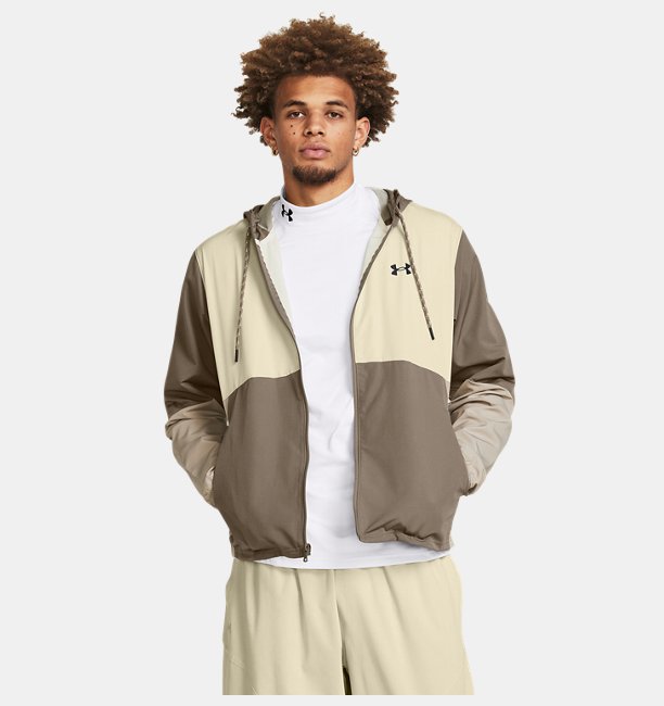 Erkek UA Legacy Windbreaker Mont Kahverengi