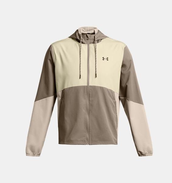 Kahverengi Erkek UA Legacy Windbreaker Mont