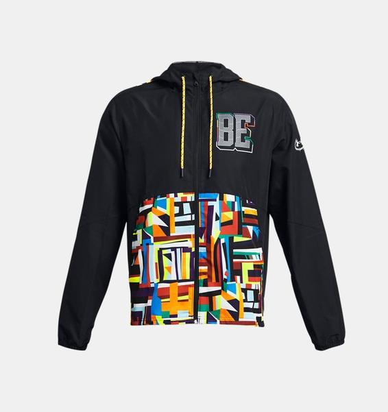 Siyah Erkek UA Legacy Black History Month Windbreaker Mont