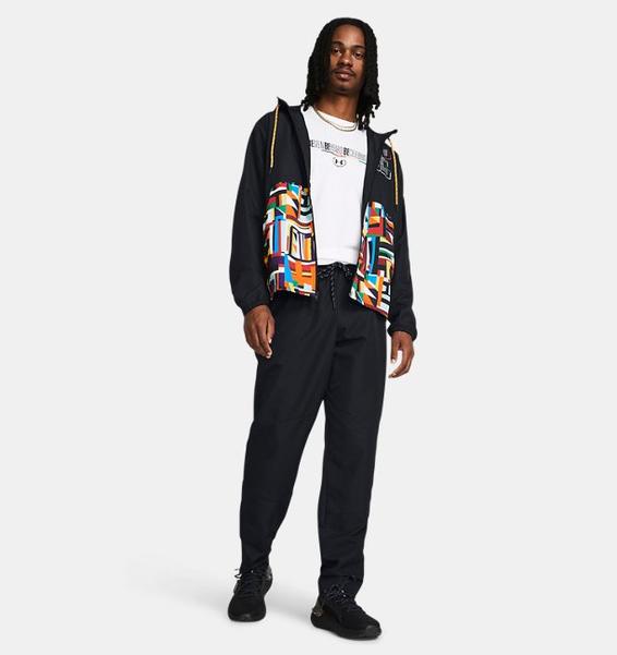 Siyah Erkek UA Legacy Black History Month Windbreaker Mont