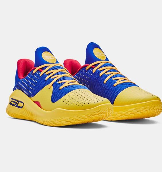 Lacivert Unisex Curry 4 Low FloTro Basketbol Ayakkabısı