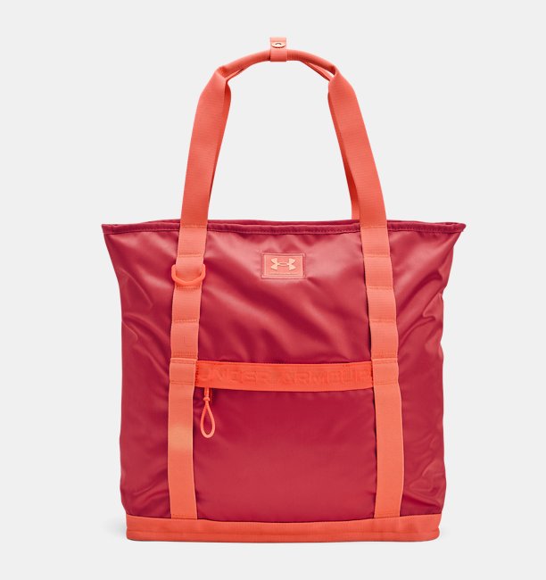 Kadın UA Essentials Tote Sırt Çantası Kırmızı