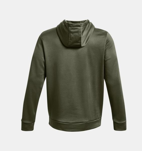 Haki Erkek UA Armour Fleece Kapüşonlu Üst