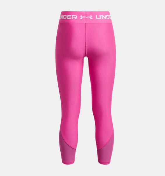 Pembe Kız Çocuk HeatGear® Armour Bilekte Crop