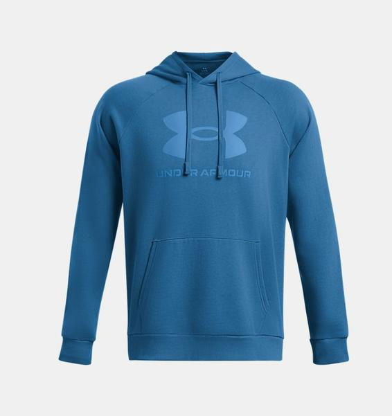 Mavi Erkek UA Rival Fleece Logo HD Sweatshirt
