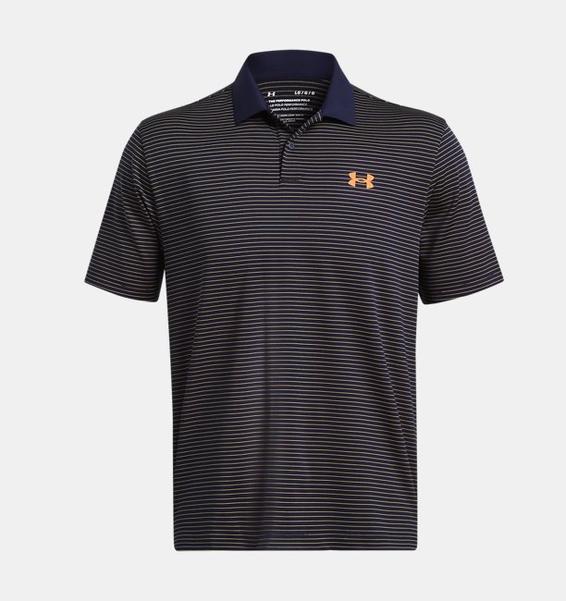 Lacivert Erkek UA Performance 3.0 Stripe Polo