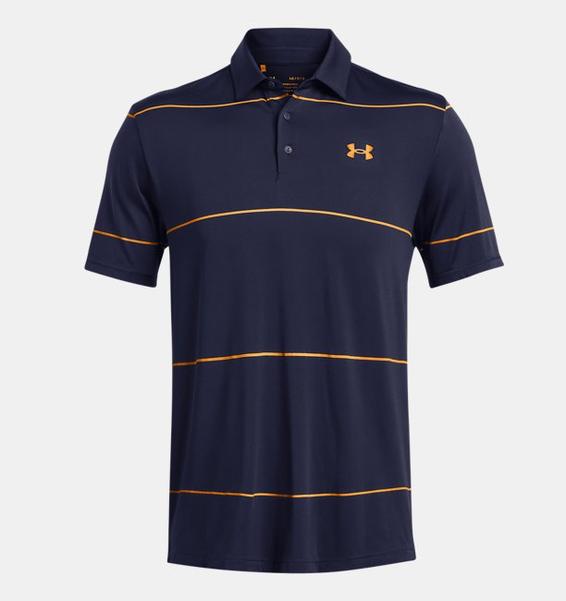 Lacivert Erkek UA Playoff 3.0 Stripe Polo