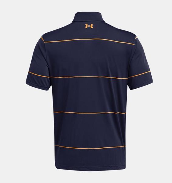 Lacivert Erkek UA Playoff 3.0 Stripe Polo