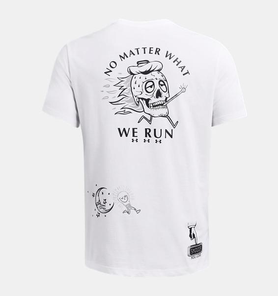 Beyaz UA WE RUN SHORTSLEEVE