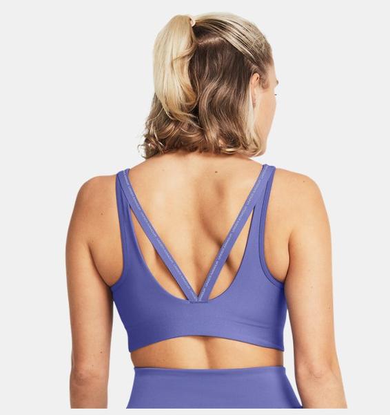 Mor Kadın UA Infinity 2.0 Low Strappy Spor Sütyeni