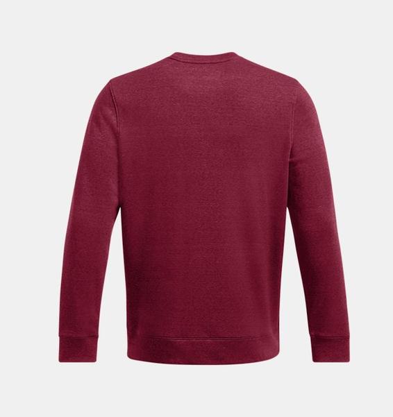 Bordo Erkek UA Rival Terry LC Bisiklet Yaka Sweatshirt