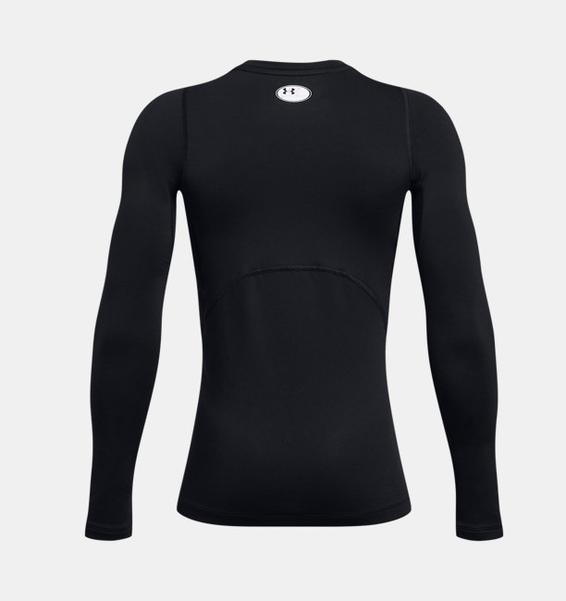 Siyah Çocuk UA CG Armour Uzun Kollu Tişört