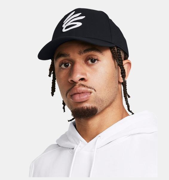 Siyah Erkek UA Curry Snapback Şapka