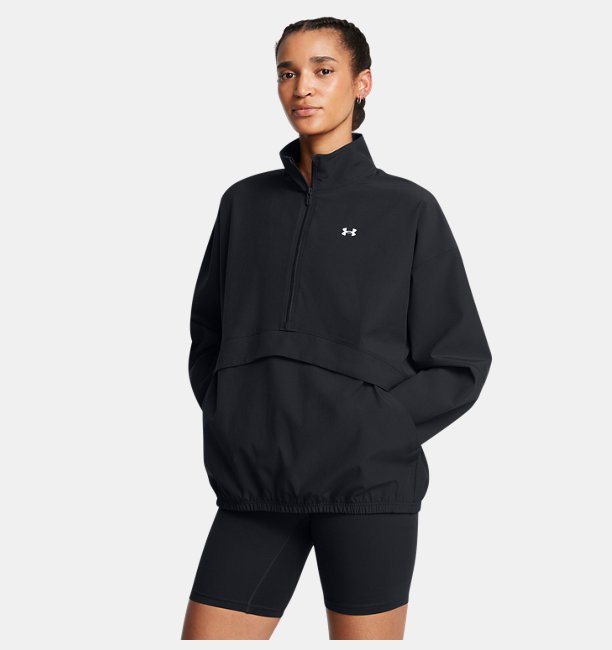 Kadın UA Armoursport Anorak Sweatshirt Siyah