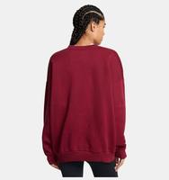 Kadın UA Rival Fleece Oversized Bisiklet Yaka Sweatshirt