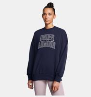 Kadın UA Icon Heavyweight Terry Oversized Bisiklet Yaka Sweatshirt