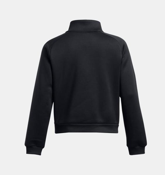 Siyah Kadın UA Armour Fleece Pro Çeyrek Fermuarlı Sweatshirt