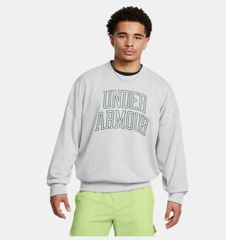 Erkek UA Icon Heavyweight Terry Oversized Bisiklet Yaka Sweatshirt