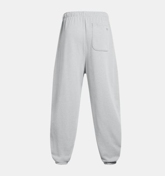 Gri Erkek UA Icon Heavyweight Terry Oversized Pantolon