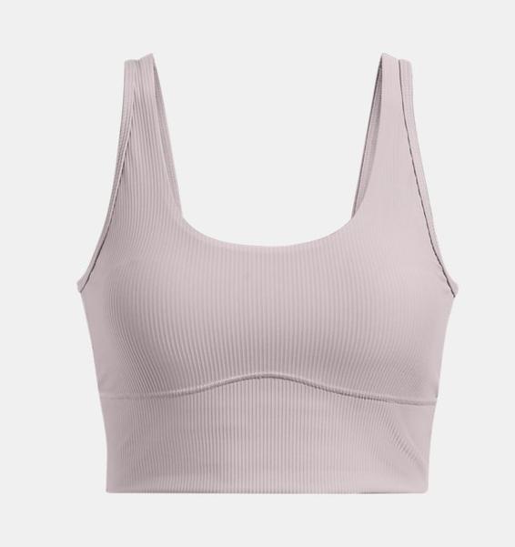 Gri Kadın UA Meridian Rib Crop Atlet