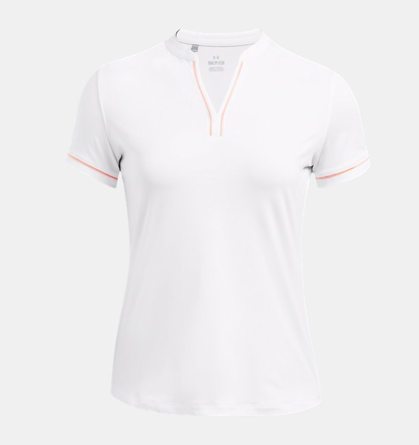 Kadın UA Playoff 3.0 Novelty Polo Tişört Beyaz