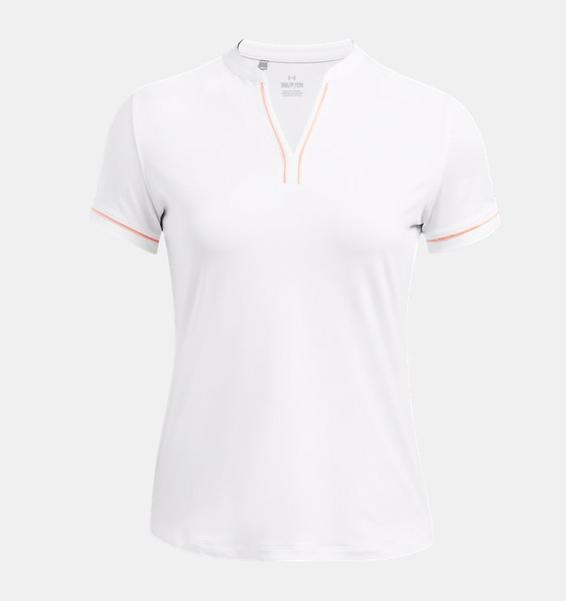 Beyaz Kadın UA Playoff 3.0 Novelty Polo Tişört