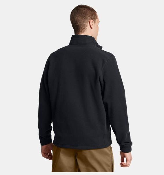 Siyah Erkek UA Expanse Fleece Yarım Fermuarlı Sweatshirt