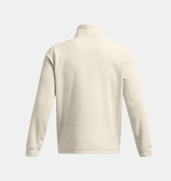 Beyaz Erkek UA Expanse Fleece Yarım Fermuarlı Sweatshirt