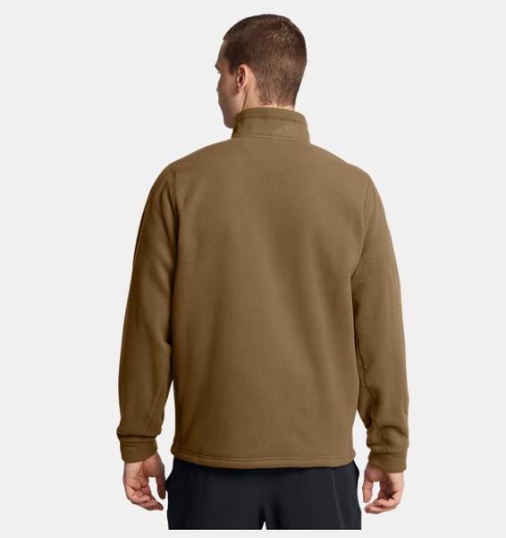 Kiremit Erkek UA Expanse Fleece Yarım Fermuarlı Sweatshirt