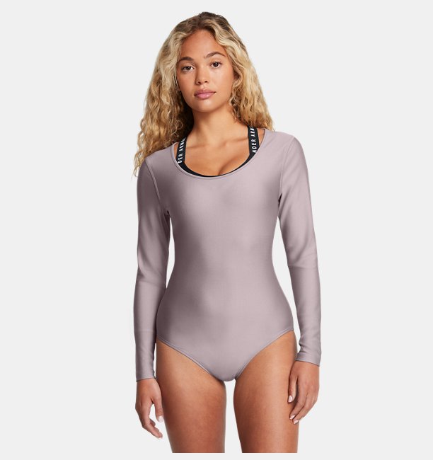 Kadın UA Vanish Leotard Body Gri