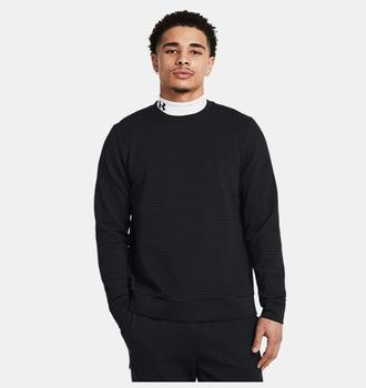 Erkek UA Unstoppable Fleece Grid Bisiklet Yaka Sweatshirt