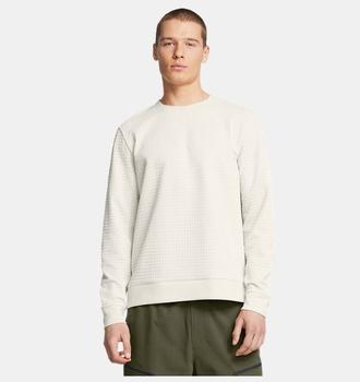 Erkek UA Unstoppable Fleece Grid Bisiklet Yaka Sweatshirt