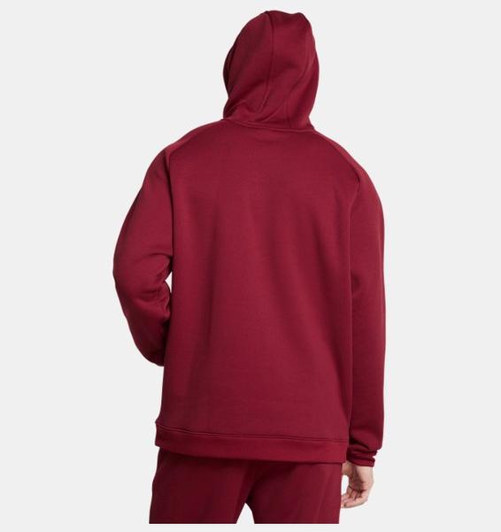 Bordo Erkek UA Armour Fleece Pro Kanga HD Sweatshirt