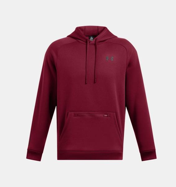 Bordo Erkek UA Armour Fleece Pro Kanga HD Sweatshirt