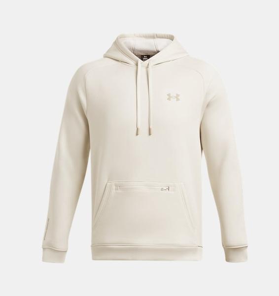 Beyaz Erkek UA Armour Fleece Pro Kanga HD Sweatshirt