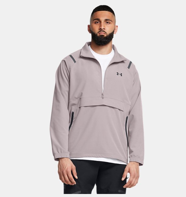 Erkek UA Unstoppable Anorak LC Sweatshirt Gri