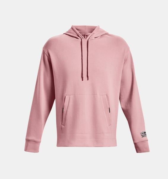 Pembe Unisex UA Summit Örgü Kapüşonlu Üst